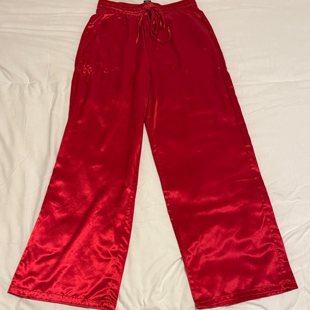 Rachel Zoe Red Flare Pants